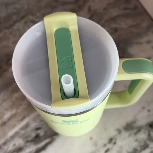 Stanley Lime Green Tumbler with Straw - Picture 2 of 5